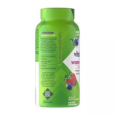 商品Vitafusion|Vitafusion Women's Multivitamins Gummy Vitamins, 220 ct.,价格¥111,第5张图片详细描述