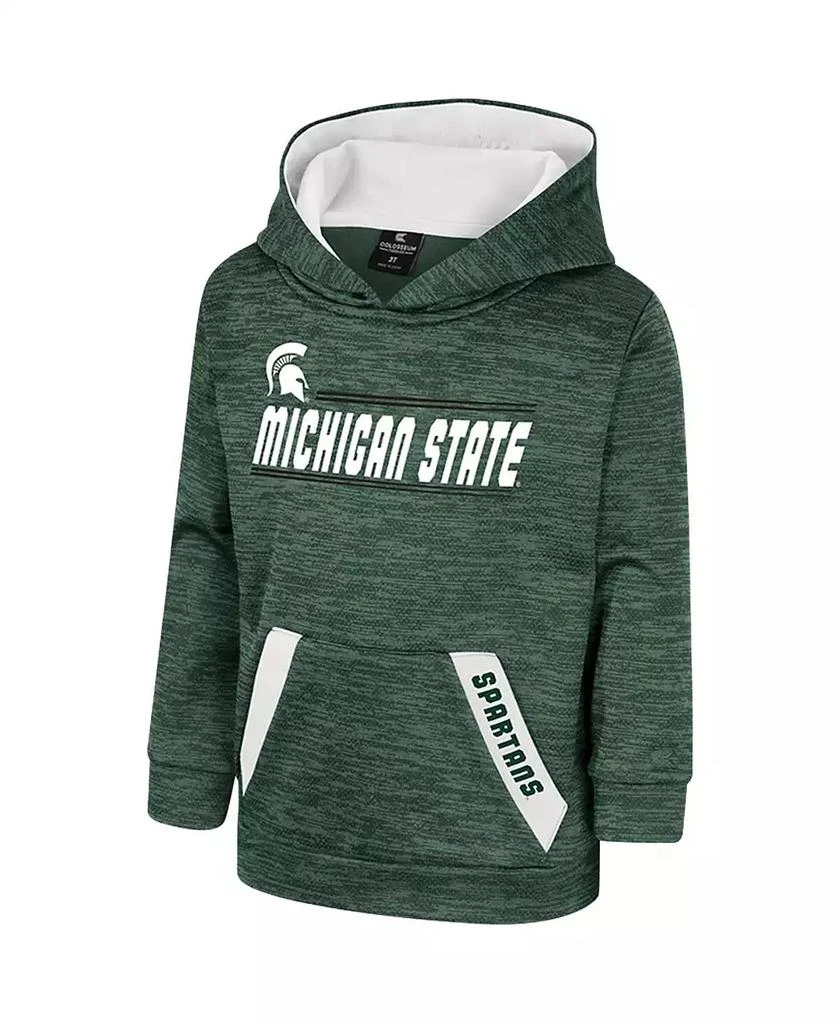 商品Colosseum|Toddler Boys and Girls Green Michigan State Spartans Live Hardcore Pullover Hoodie,价格¥262,第2张图片详细描述