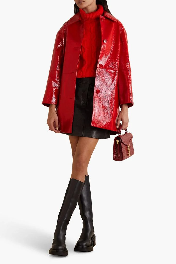 商品Michael Kors|Textured patent-leather coat,价格¥9248,第2张图片详细描述