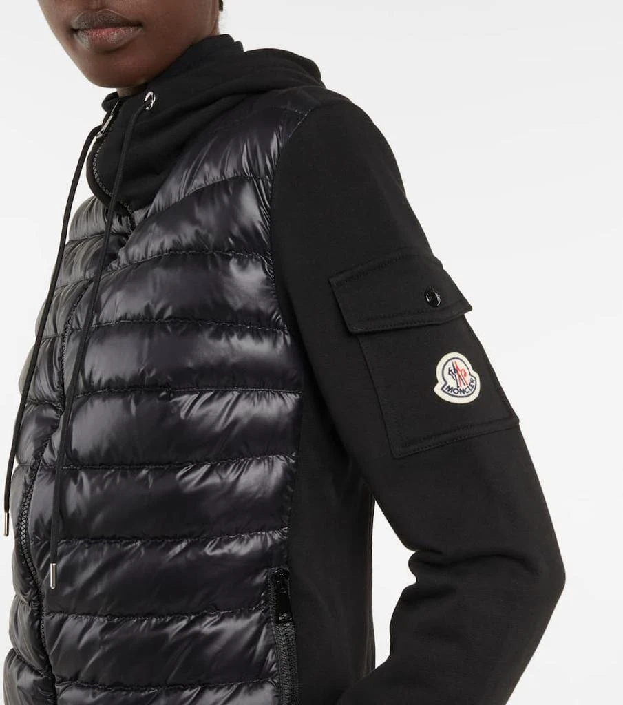 商品Moncler|羽绒拼接针织拉链帽衫,价格¥8909,第4张图片详细描述