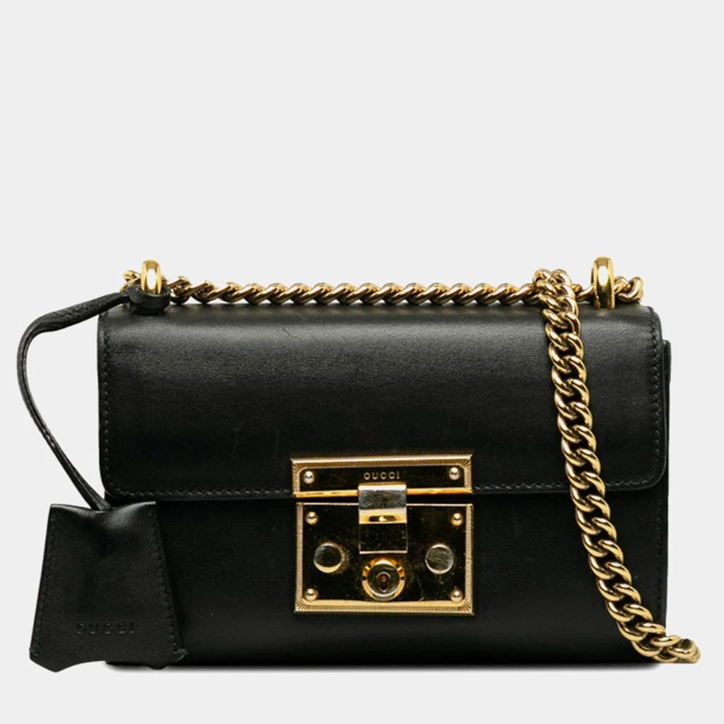 商品[二手商品] Gucci|Gucci  Leather Small Padlock Shoulder Bags,价格¥8607,第1张图片