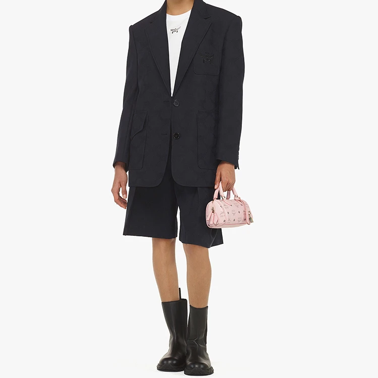 商品[国内直发] MCM|拉链开合 皮革 斜挎包 迷你 女款 轻雾粉,价格¥7172,第7张图片详细描述