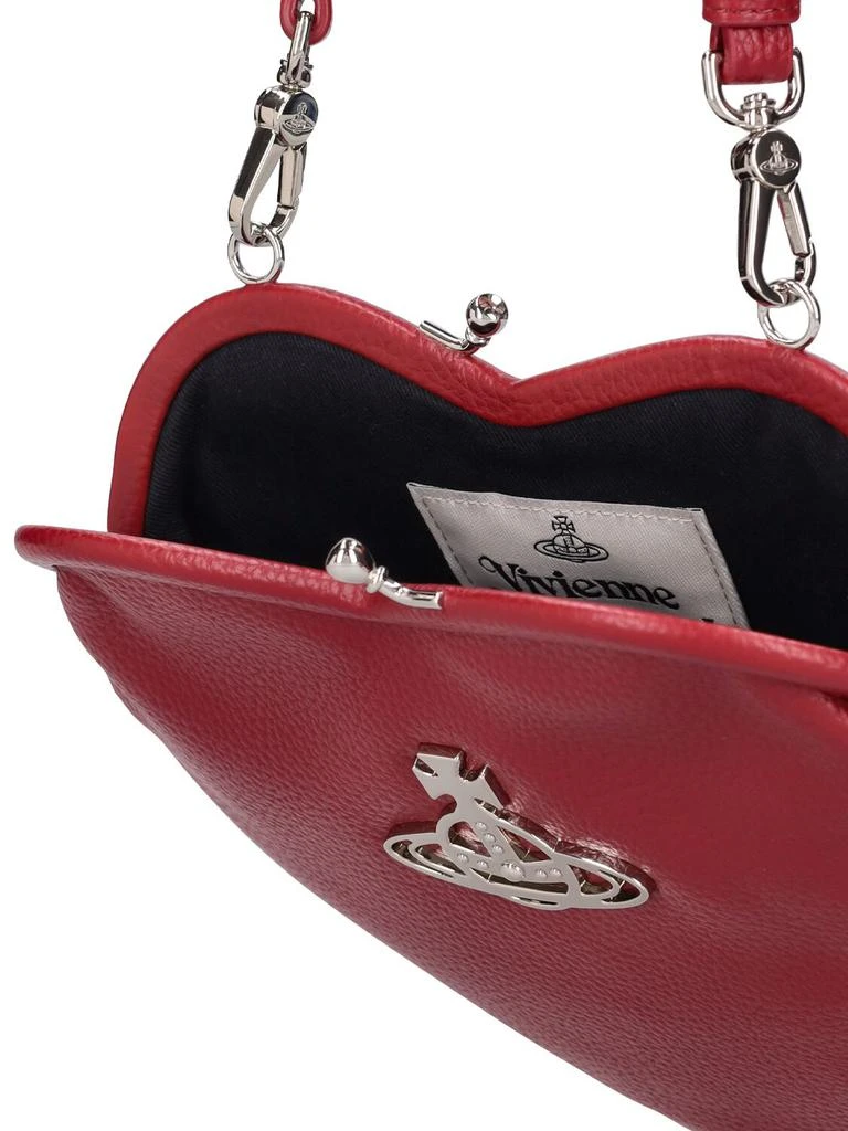 Belle Heart Frame Faux Leather Bag 商品
