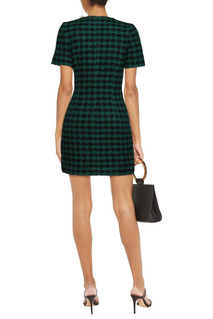 商品Sandro|Clyo embellished houndstooth bouclé-tweed mini dress,价格¥1005,第3张图片详细描述