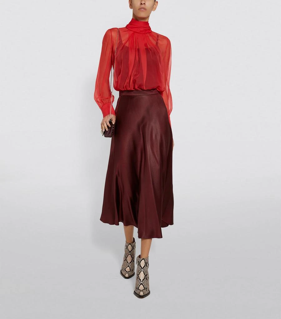 商品Max Mara|Slip Midi Skirt,价格¥3030,第5张图片详细描述