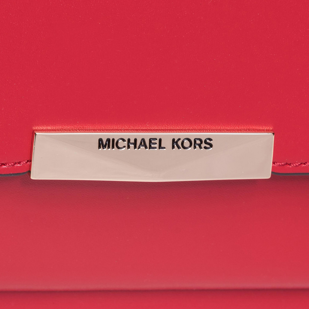 MICHAEL KORS 女士红色牛皮经典皮手提单肩包 30S9GJ4L9L-BRIGHTRED商品第2张图片规格展示
