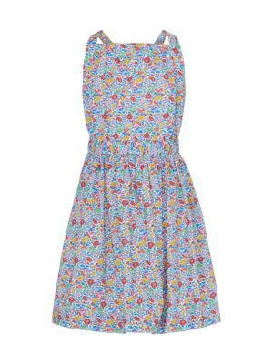 商品J. Crew|Little Girl's & Girl's Floral Squareneck Dress,价格¥218,第1张图片