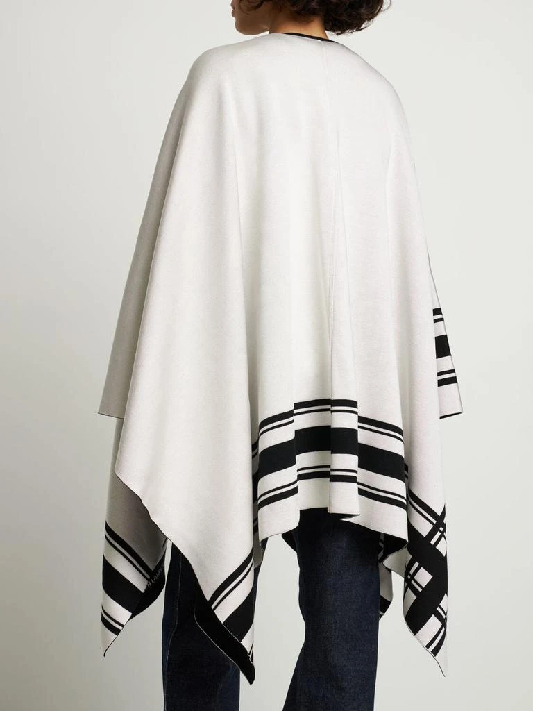 商品Ralph Lauren|Striped Double Face Wool Silk Knit Cape,价格¥10973,第2张图片详细描述