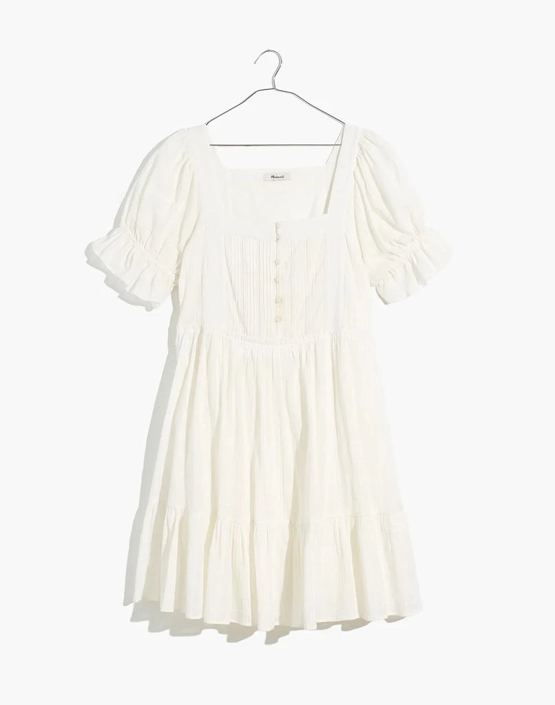 商品Madewell|Puff-Sleeve Drawstring Mini Dress,价格¥236,第5张图片详细描述