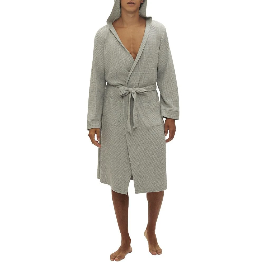 商品GAP|Men's Hooded Waffle-Knit Robe,价格¥673,第1张图片