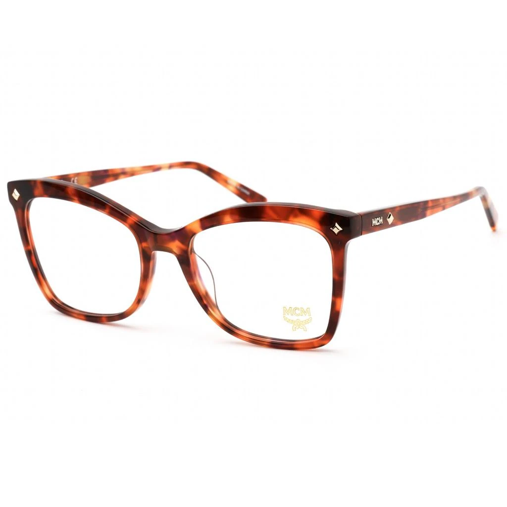 商品MCM|MCM Women's Eyeglasses - Clear Lens Havana/Red Cat Eye Shape Frame | MCM2707 239,价格¥395,第1张图片