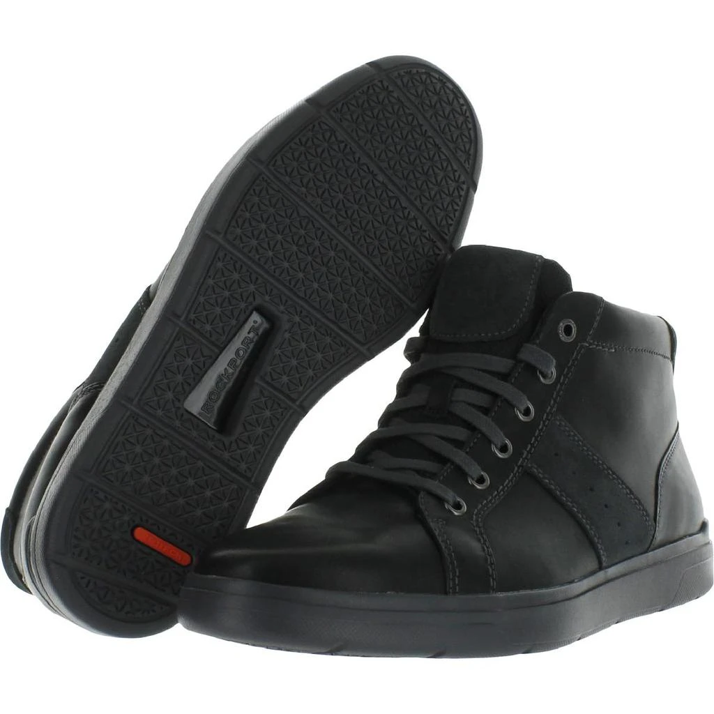 商品Rockport|Rockport Mens Total Motion Lite Leather Ankle Chukka Boots,价格¥320,第2张图片详细描述