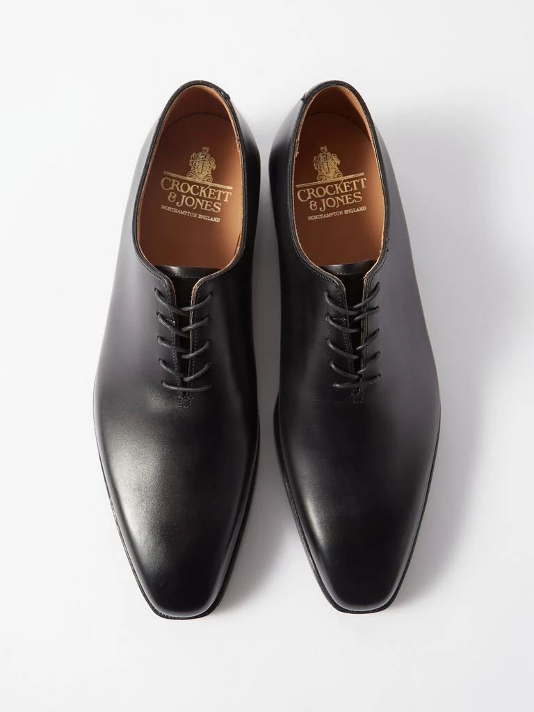 商品Crockett & Jones|Alex leather Oxford shoes,价格¥3633,第3张图片详细描述
