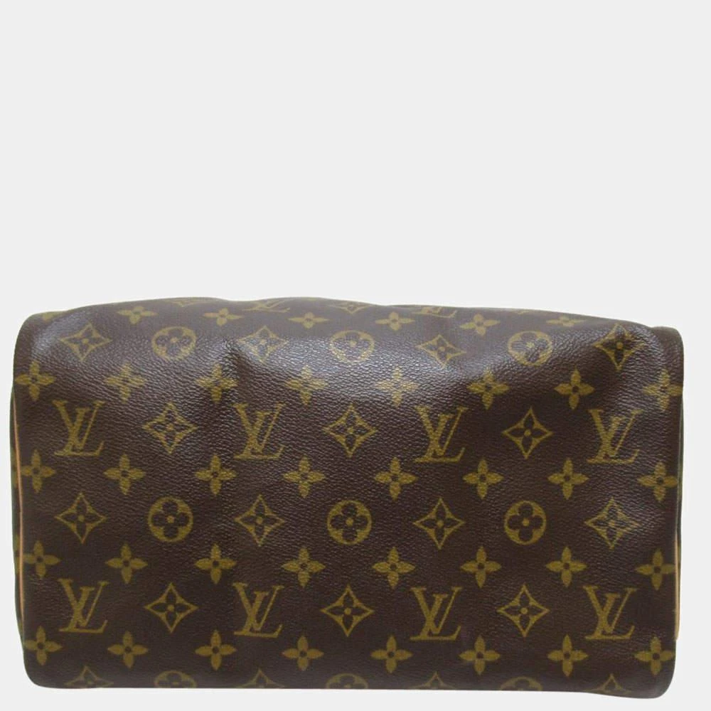 商品[二手商品] Louis Vuitton|Louis Vuitton Brown Monogram Canvas Speedy 30 Satchel Bag ,价格¥7201,第4张图片详细描述