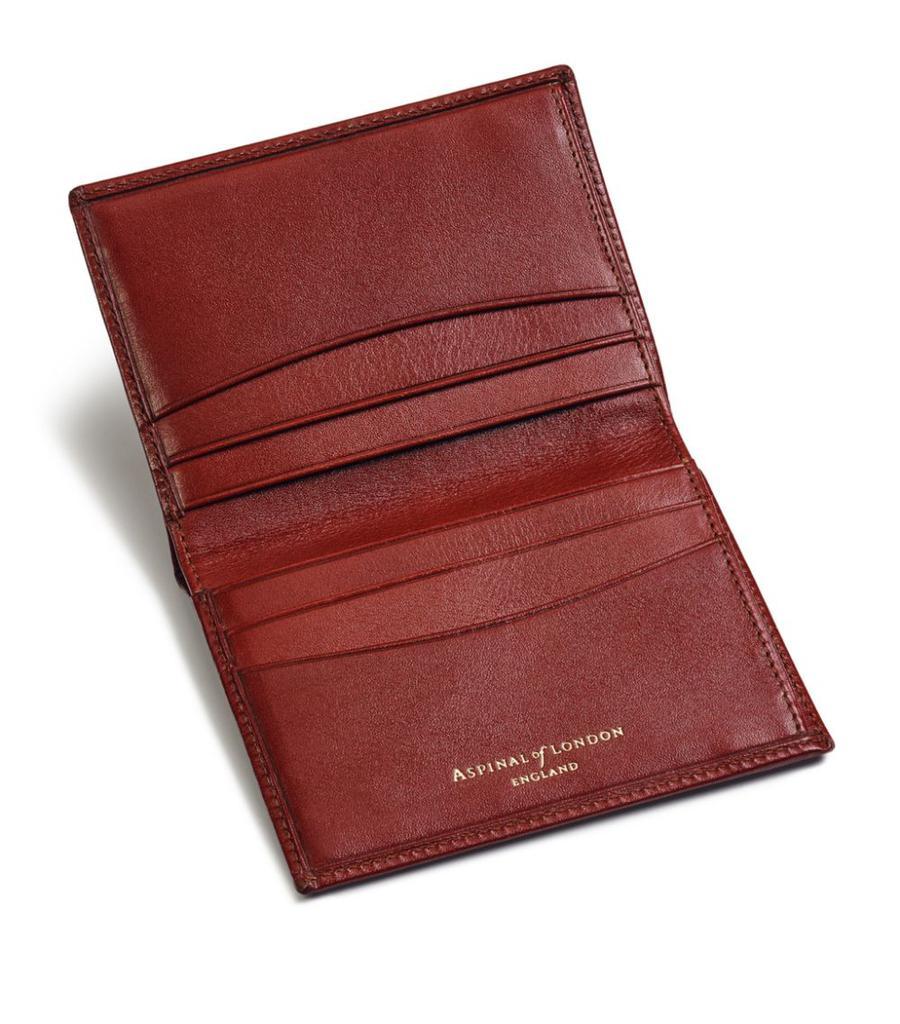 商品Aspinal of London|Smooth Leather Folded Card Holder,价格¥553,第4张图片详细描述