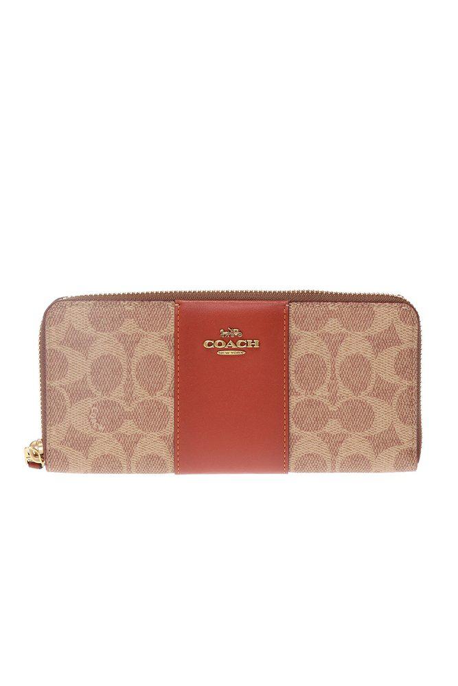 Coach Monogram Pattern Zipped Wallet商品第1张图片规格展示