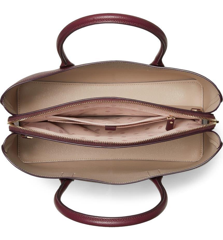 商品Kate Spade|large margaux leather satchel,价格¥1319,第5张图片详细描述