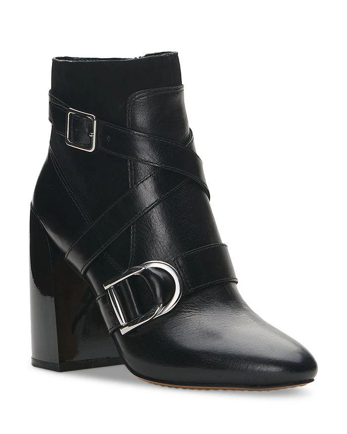 商品Vince Camuto|Women's Erillie Almond Toe Decorate Buckle High Heel Booties,价格¥354,第1张图片
