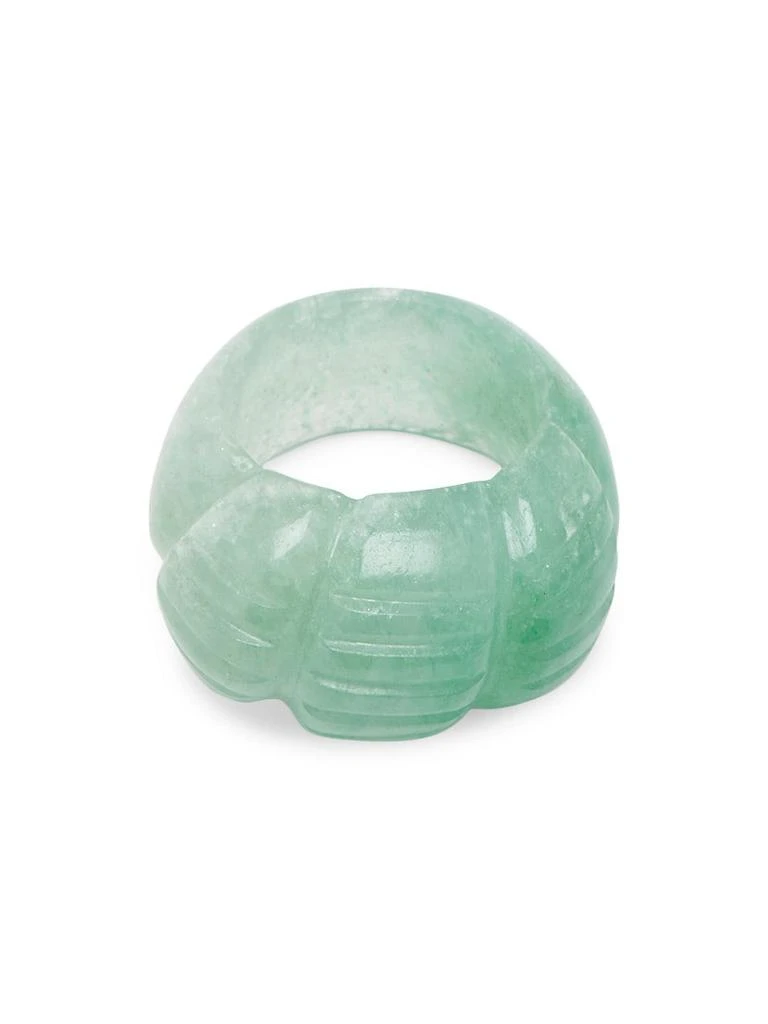 商品Ulla Johnson|Green Aventurine Twist Ring,价格¥2164,第1张图片