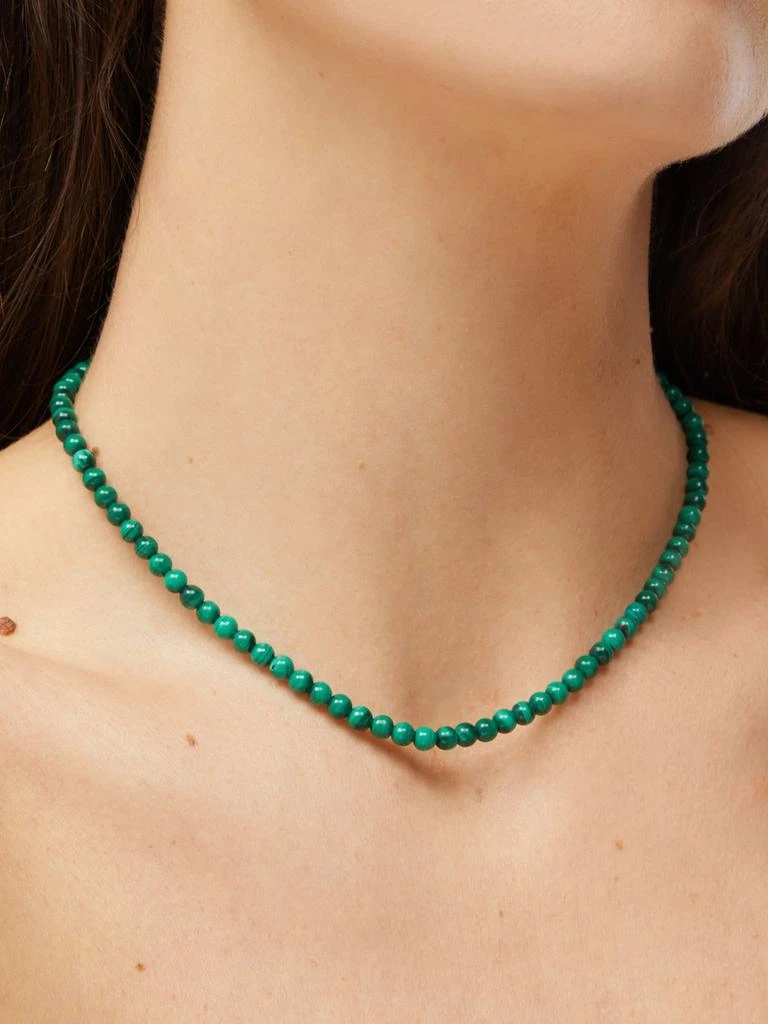 商品MATEO|Malachite & 14kt gold choker,价格¥2189,第2张图片详细描述