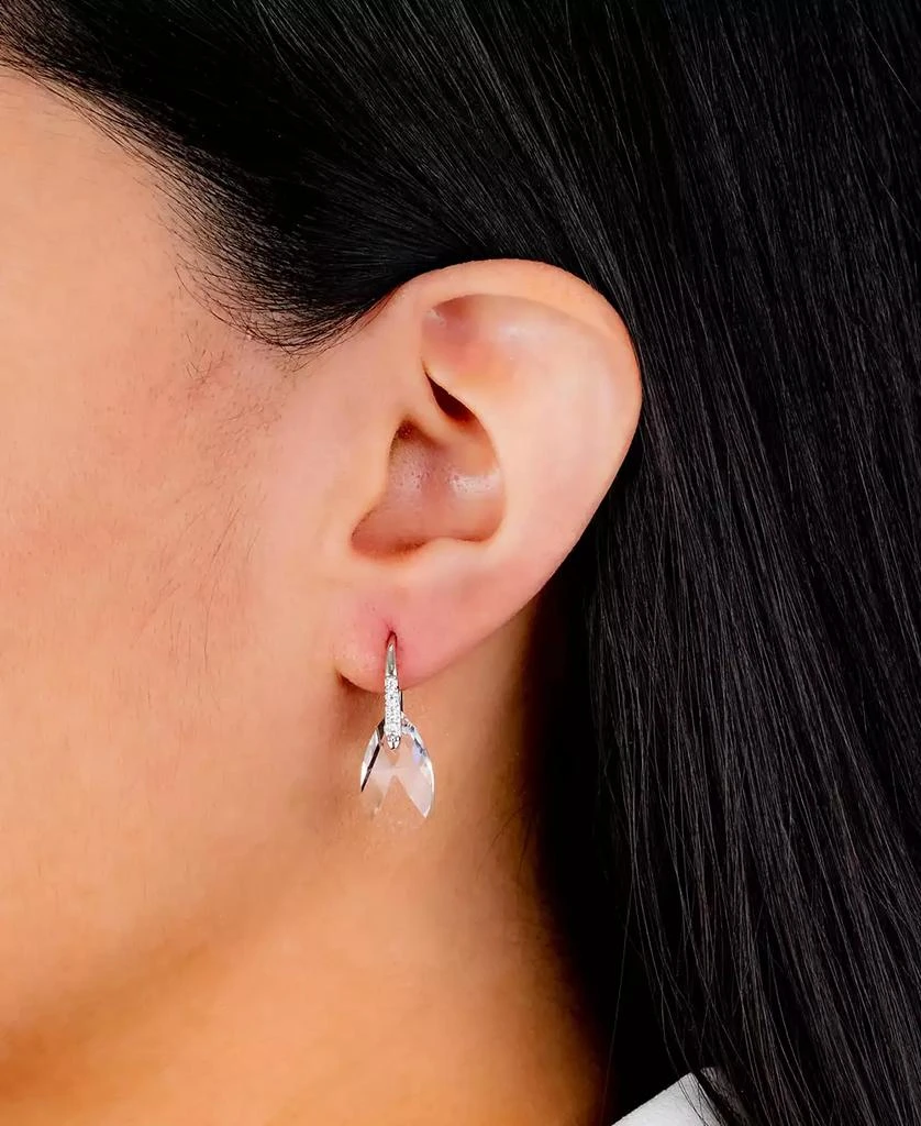 商品Giani Bernini|Fine Crystal and Cubic Zirconia Teardrop Wire Earrings in Sterling Silver,价格¥631,第2张图片详细描述