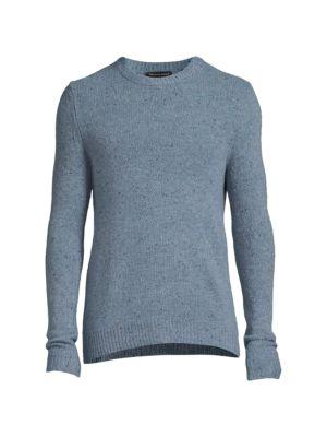 Merino Wool Blend Donegal Crewneck Sweater商品第3张图片规格展示