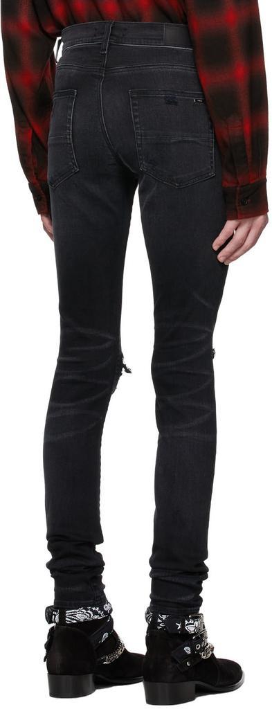 商品AMIRI|Black MX1 Cracked Paint Jeans,价格¥8469,第5张图片详细描述