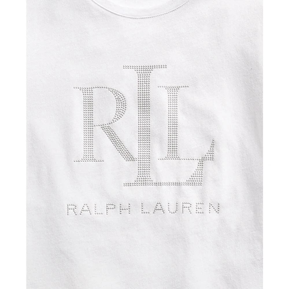 商品Ralph Lauren|Studded Jersey T-Shirt,价格¥176,第4张图片详细描述