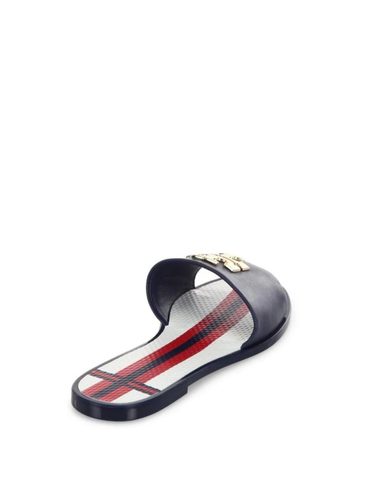 商品Tory Burch|Logo Leather Jelly Slides,价格¥685,第2张图片详细描述