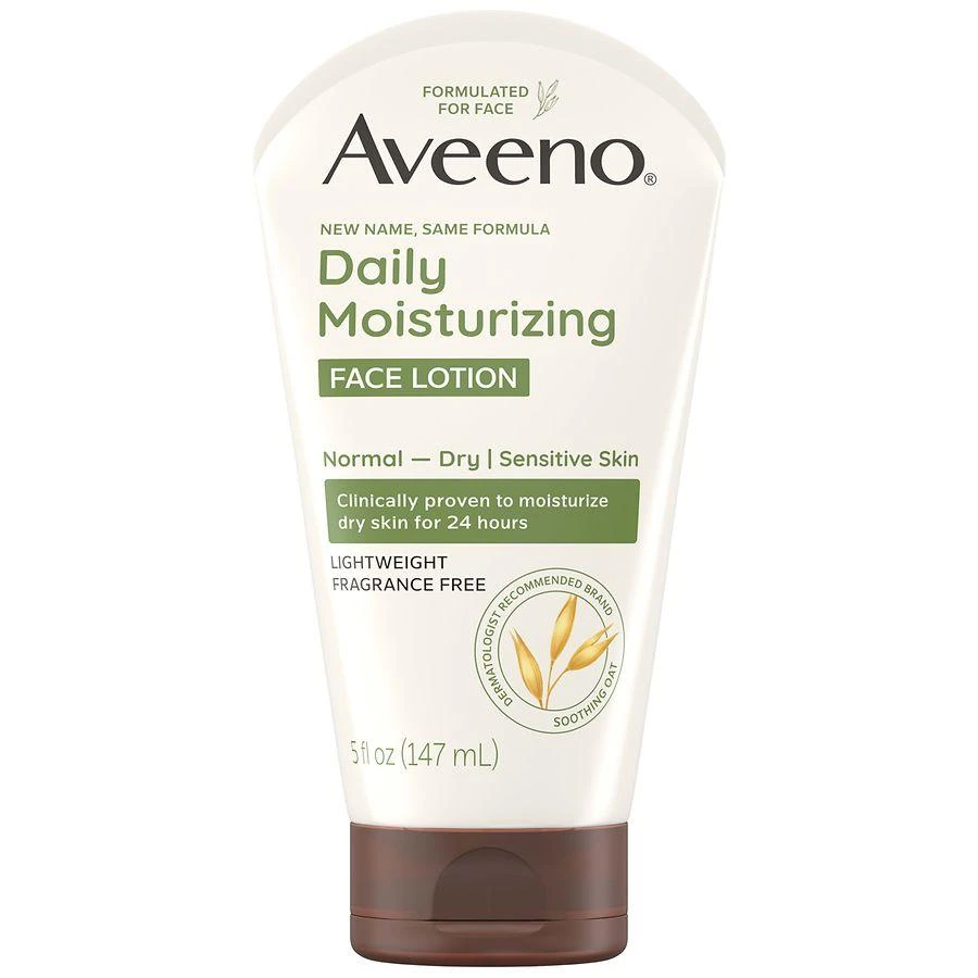 商品Aveeno|Daily Moisturizing Face Lotion with Soothing Prebiotic Oat, Fragrance-Free,价格¥107,第1张图片