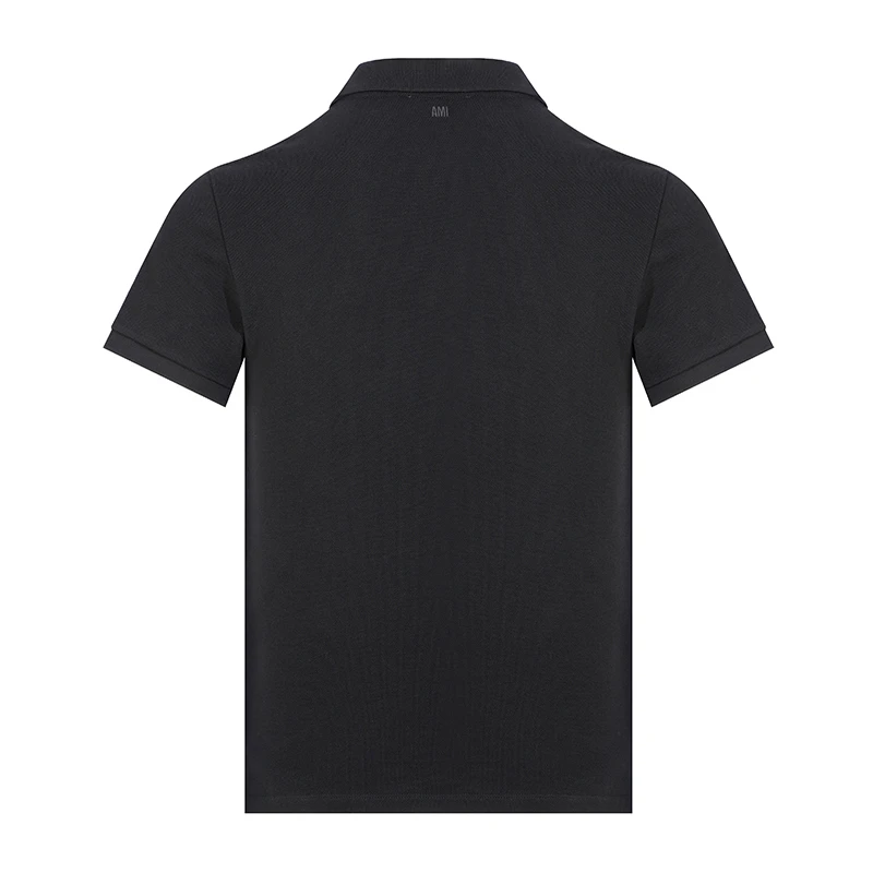 AMIPARIS Logo字母印花Polo领修身短袖Polo衫 男女同款 商品