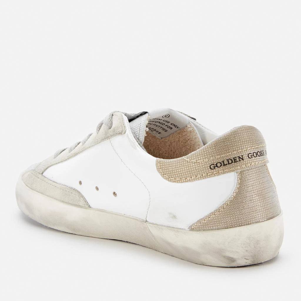 商品Golden Goose|Golden Goose Toddlers' Checkered Glitter Toe Heel - White/Silver/Rose Quartz/Gold,价格¥992,第2张图片详细描述