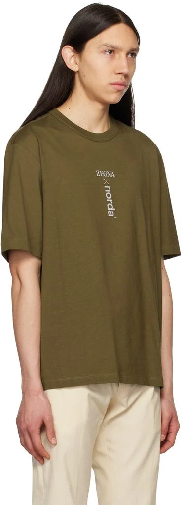 商品Zegna|Khaki norda Edition T-Shirt,价格¥1225,第2张图片详细描述