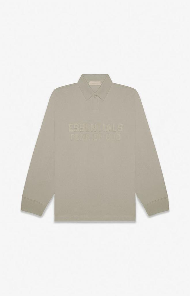 商品Essentials|Women's Smoke Long Sleeve Polo Sweatshirt,价格¥538,第1张图片