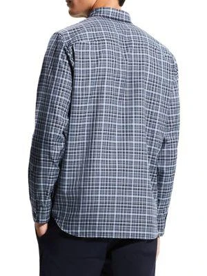 商品Theory|Irving Flannel Standard-Fit Long-Sleeve Shirt,价格¥676,第3张图片详细描述