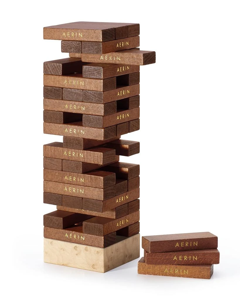 商品AERIN|Shagreen JENGA Set, Cream,价格¥4184,第4张图片详细描述