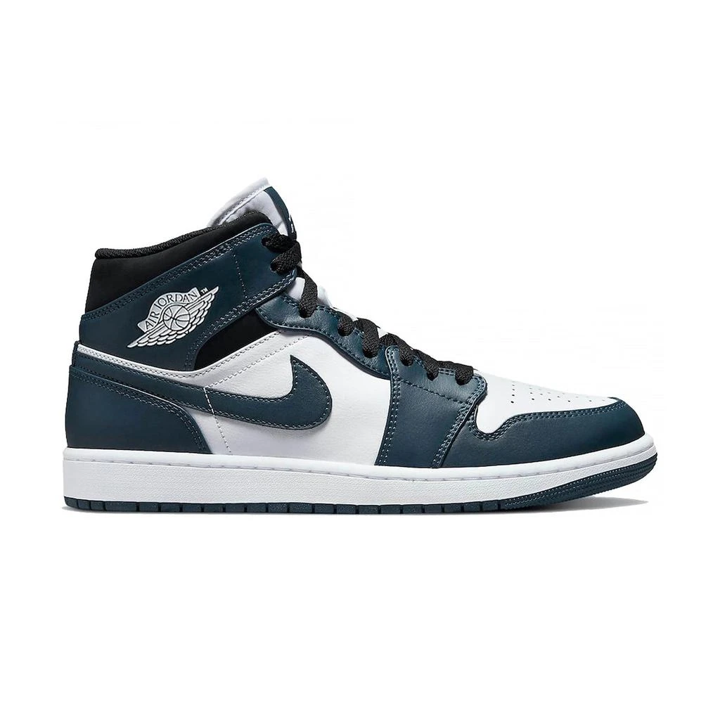 商品Jordan|Air Jordan 1 Mid Dark Teal (GS),价格¥947,第1张图片