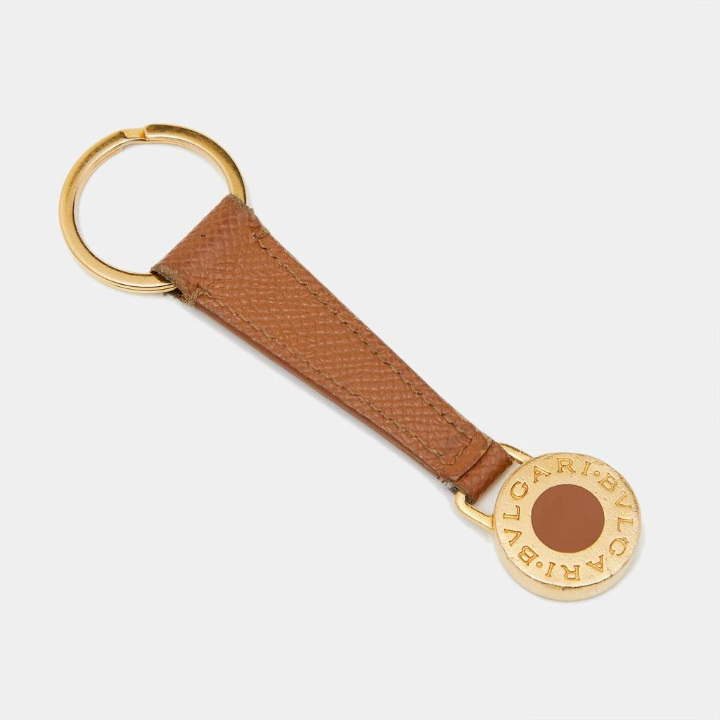 商品[二手商品] BVLGARI|Bvlgari Beige Leather Bvlgari Key Ring,价格¥1190,第2张图片详细描述