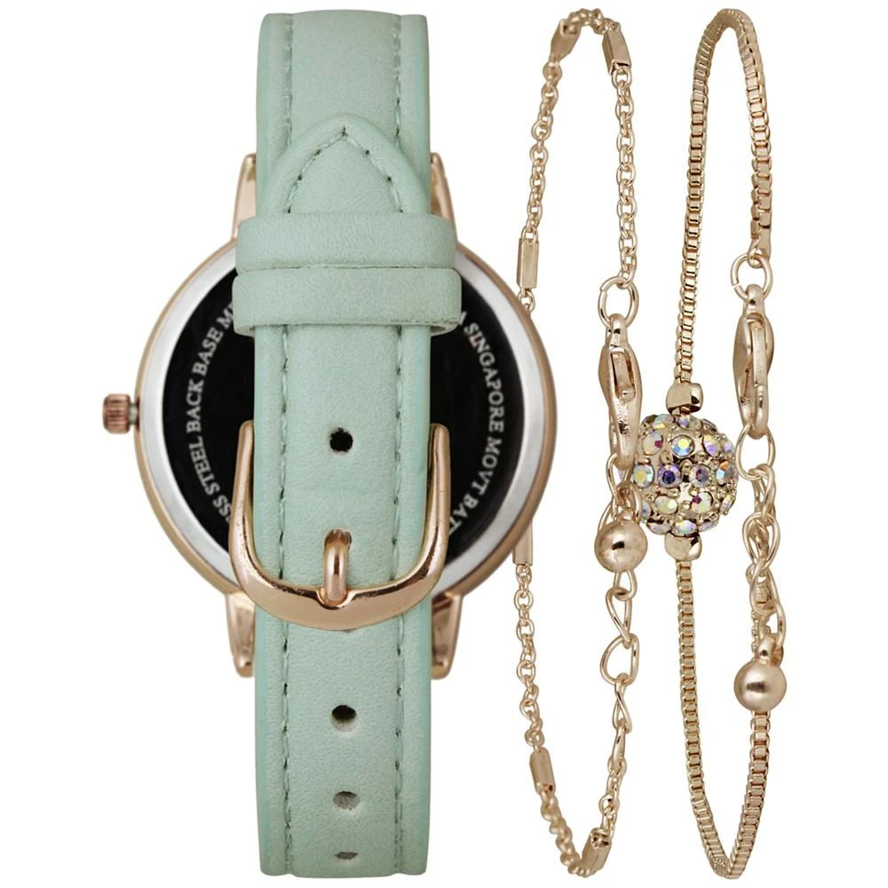 商品INC International|Women's Mint Strap Watch 38mm Gift Set, Created for Macy's,价格¥446,第2张图片详细描述