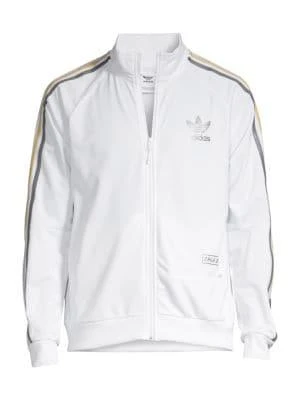 商品Adidas|Chile20 Logo Recycled Polyester Track Jacket,价格¥197,第4张图片详细描述