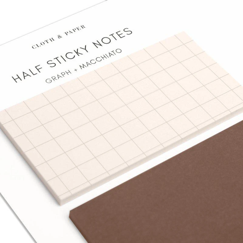 商品Cloth & Paper|Half Sticky Notes | Graph,价格¥45,第2张图片详细描述