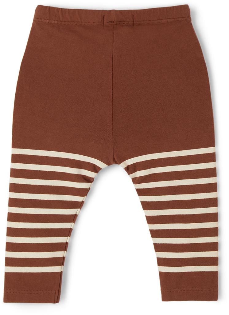Baby Brown Striped Leggings商品第2张图片规格展示