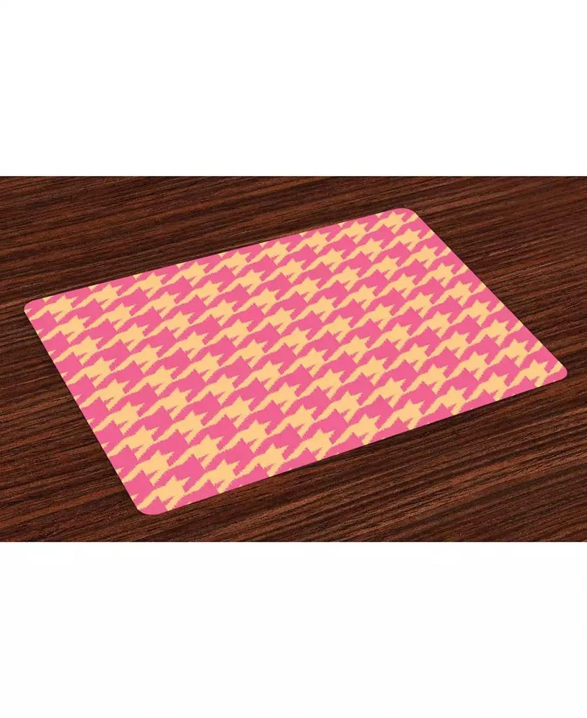 商品Ambesonne|Houndstooth Place Mats, Set of 4,价格¥225,第1张图片