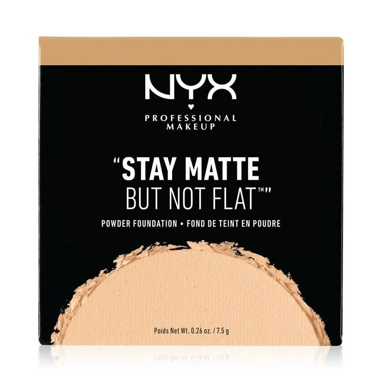 商品NYX Professional Makeup|持久哑光塑颜粉饼,价格¥71,第3张图片详细描述