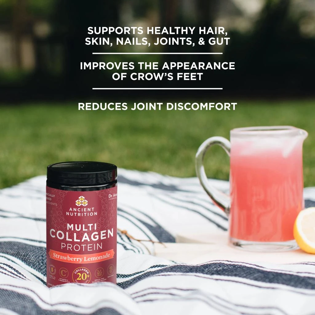 Multi Collagen Protein Spring ’24 Insert | Powder Strawberry Lemonade (45 Servings) 商品