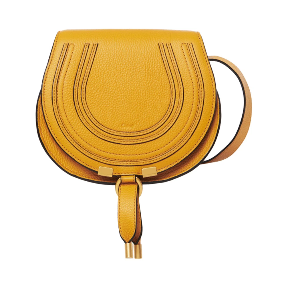 商品[国内直发] Chloé|CHLOE' 女士棕色皮革斜挎包 C21AS680-F01-216,价格¥4365,第1张图片