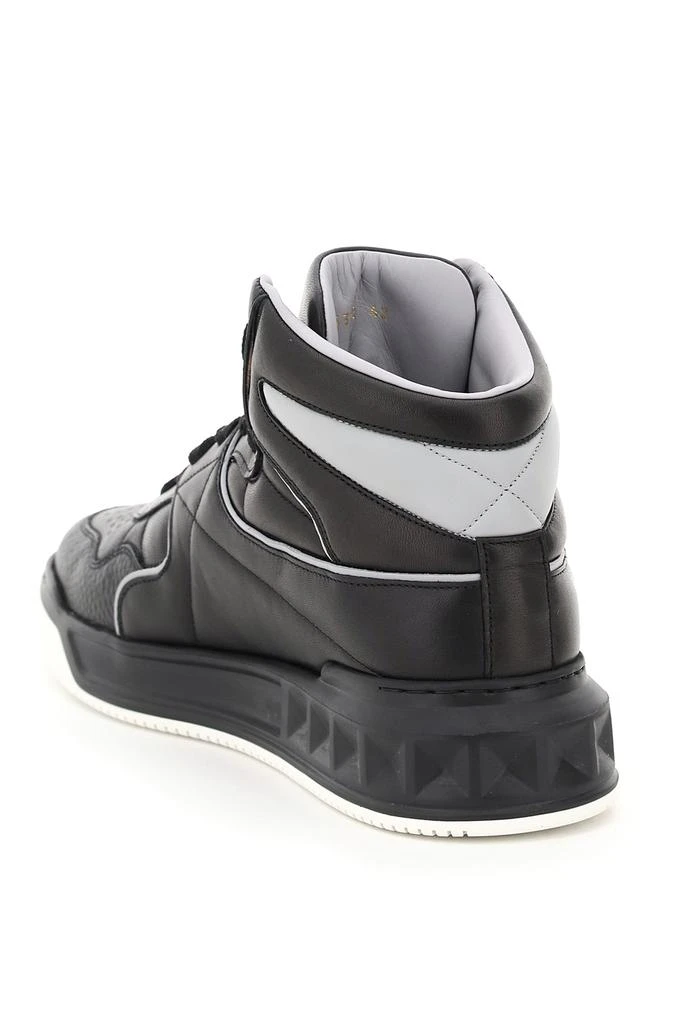 商品Valentino|Valentino garavani one stud hi-top sneakers,价格¥3773,第3张图片详细描述