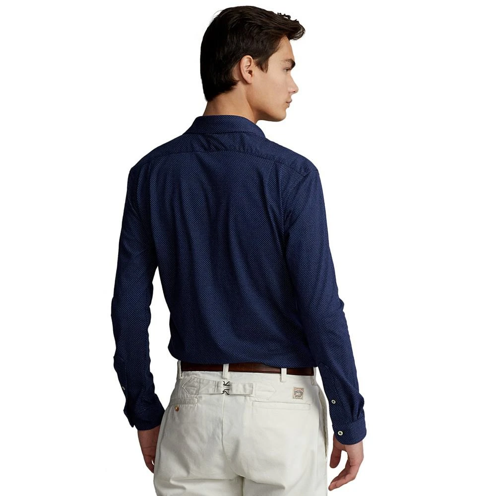 商品Ralph Lauren|Men's Dot-Print Jersey Shirt,价格¥318,第5张图片详细描述