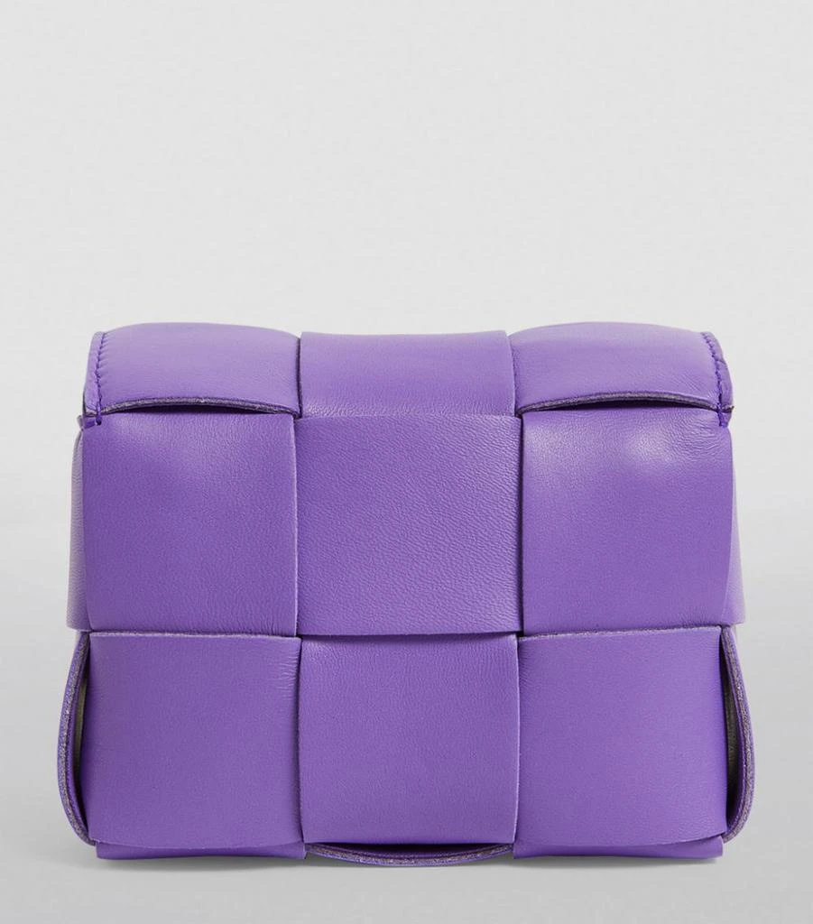 商品Bottega Veneta|Mini Leather Cassette Cross-Body Bag,价格¥10350,第4张图片详细描述