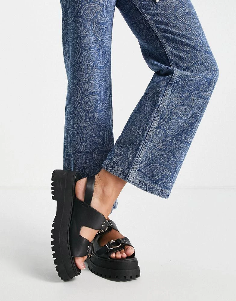 商品The Ragged Priest|The Ragged Priest straight leg jeans in paisley print denim,价格¥299,第3张图片详细描述